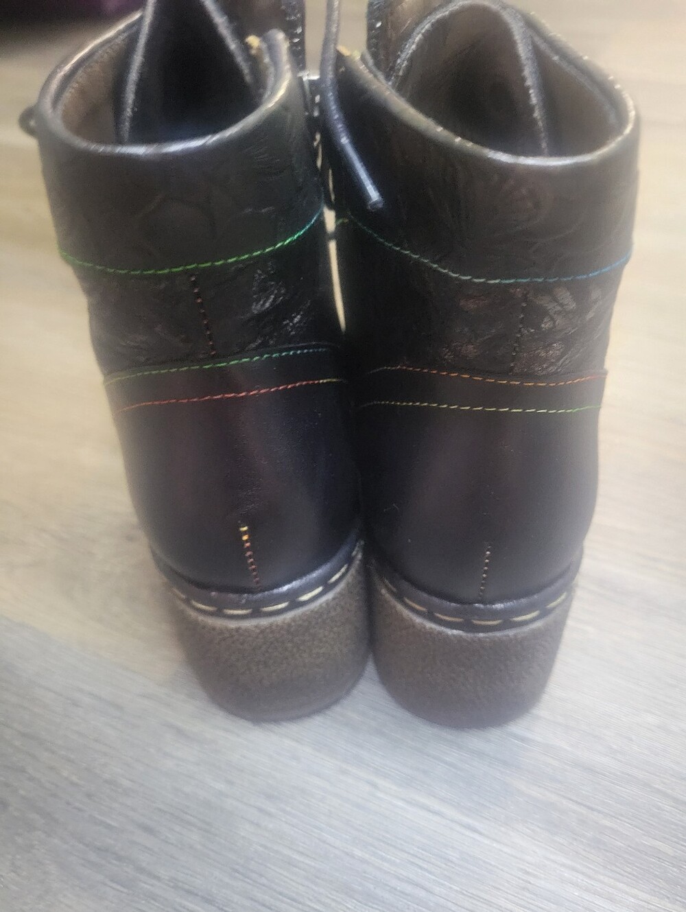 L'Artiste by Spring Step Fallinluv Leather Lace-Up Boots - Picture 2 of 4